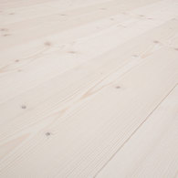 Massivt gran trägolv vit från Baseco med vit hårdvaxolja och modern, ljus finish. Gran Modern Vit ger en lugn, skandinavisk träkänsla och är lättskött.