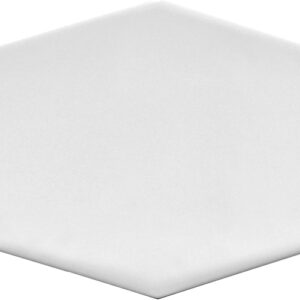 Bretagne Vit blank hexagon 10x20