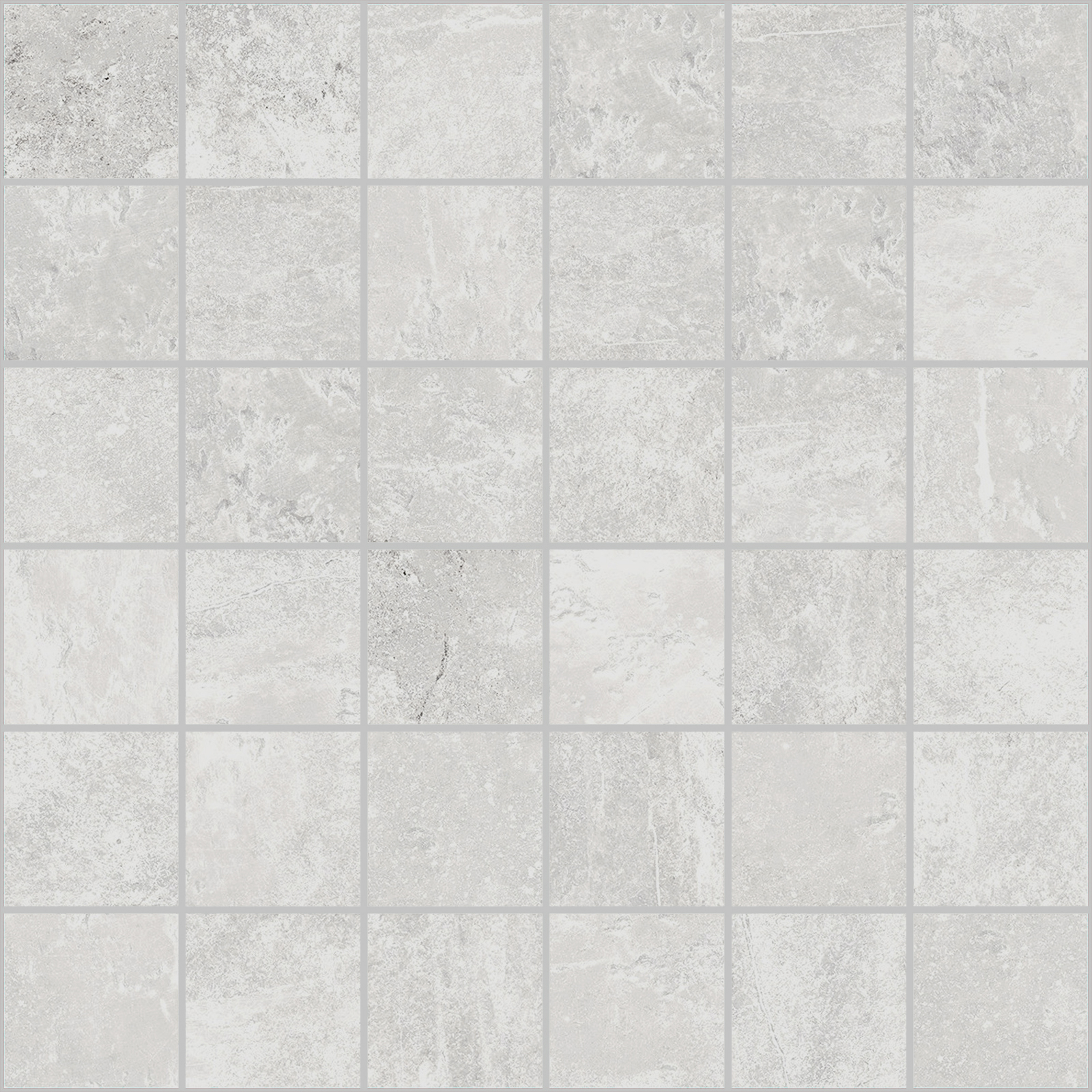 Everest White mosaik 4,8x4,8 ark 30x30