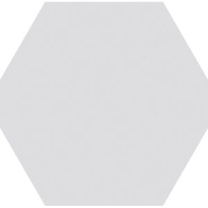 Haze Silver matt hexagon 15x17